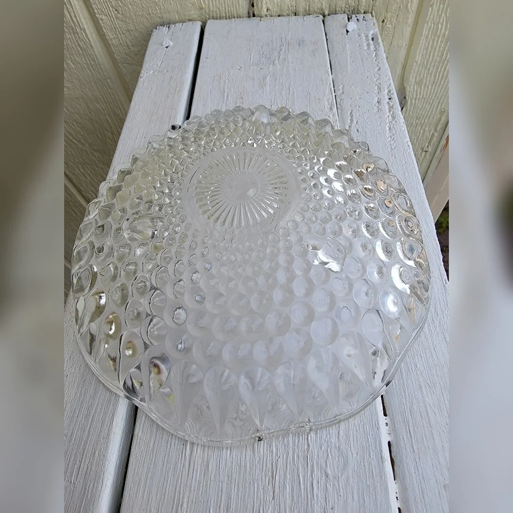 Vintage Anchor Hocking Glass Footed Candy Dish - Picture 5 of 5